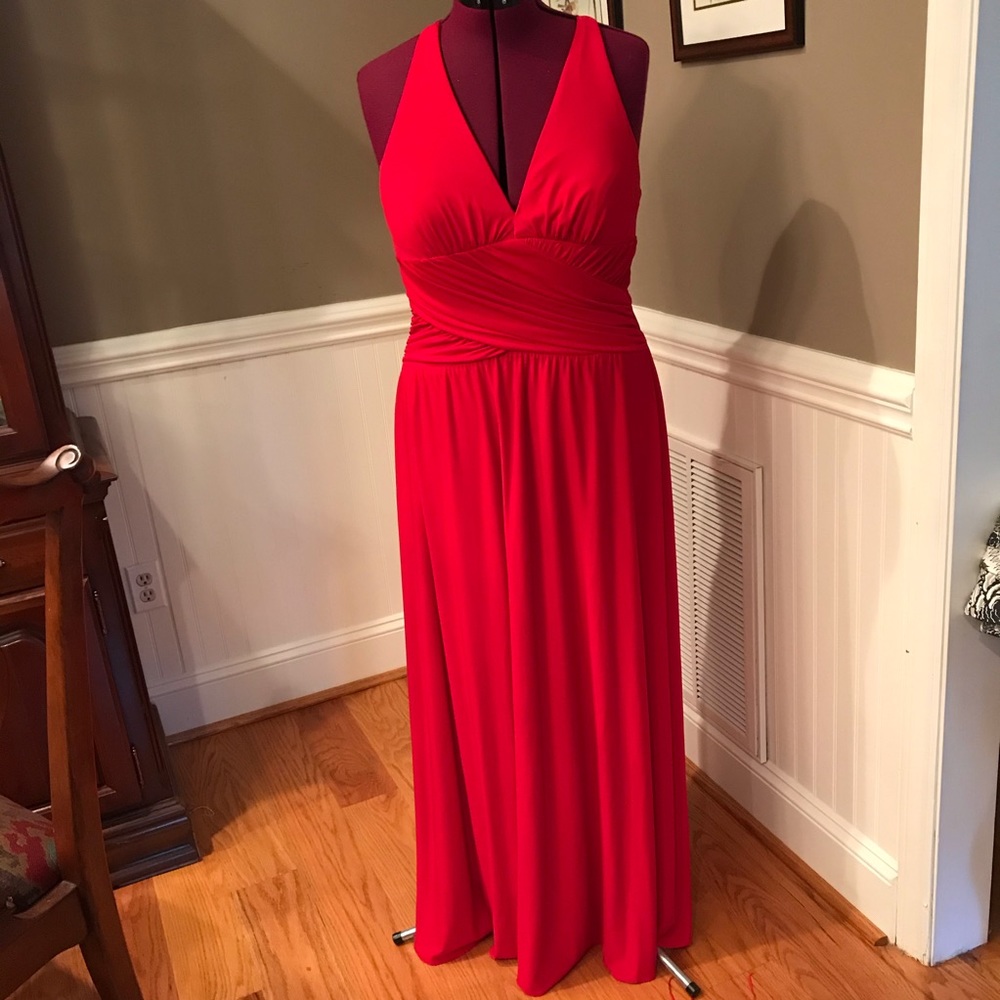 NIKI Red Maxi Dress